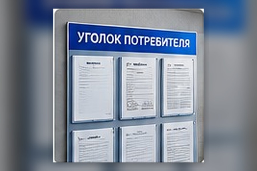 Уголок потребителя